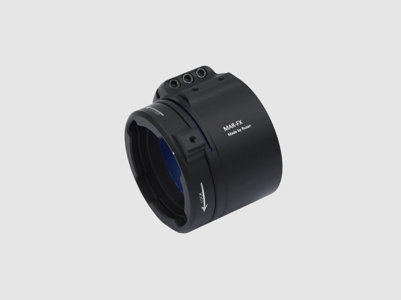 RUSAN Modular-Adapter MAR-FX mit 3-Schrauben-Verschluss für Vorsatzgeräte - 50 mm