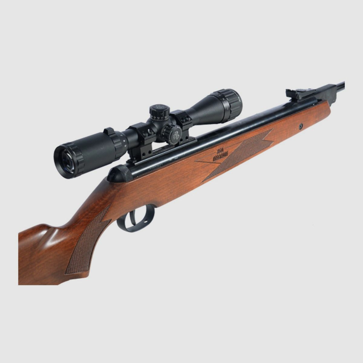 UTG 3-9X32 1" Hunter Scope, AO, TF2+, Mil-dot, Airgun Rings