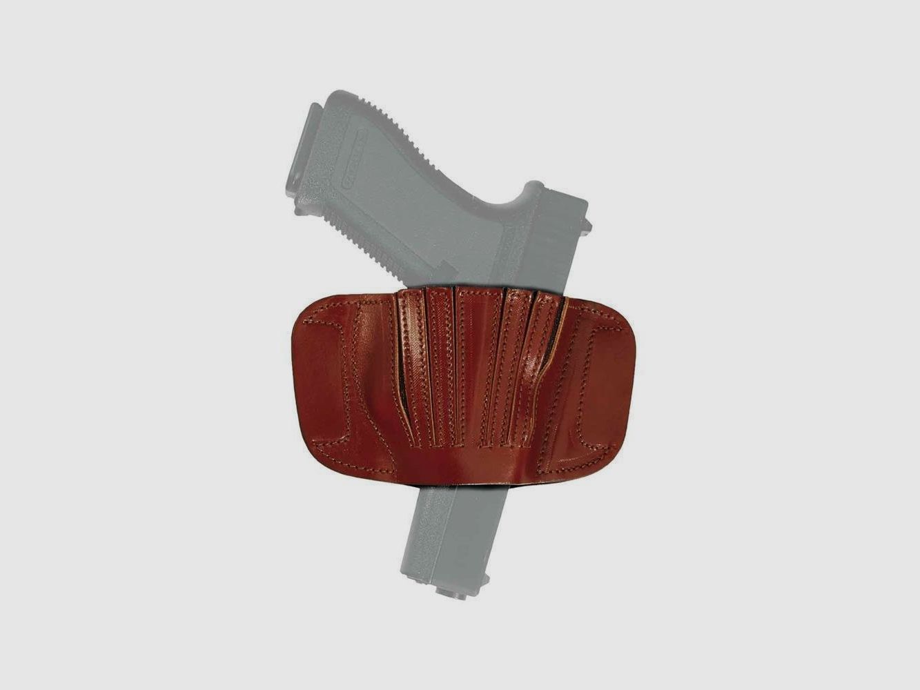 Universelles Gürtelholster mit Elastikband Medium Size Braun Linkshänder