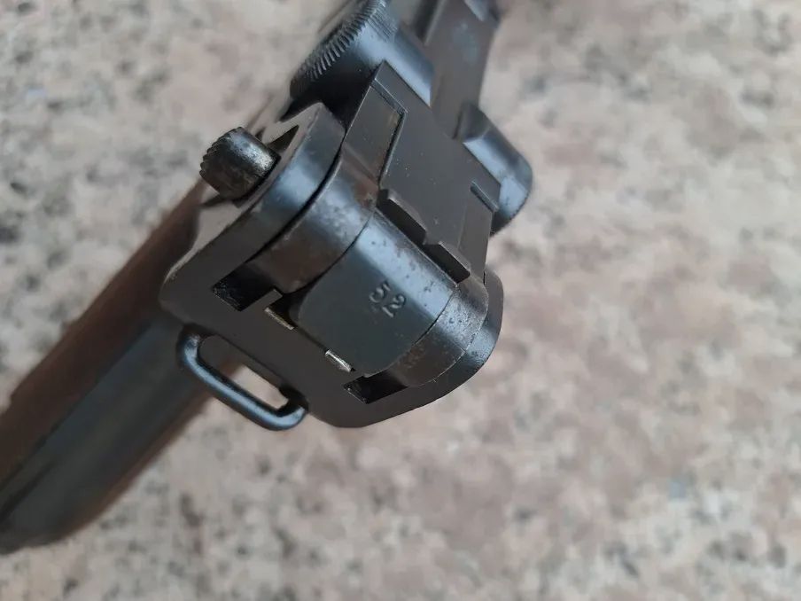 Luger P08 EU-Deko 1915 DWM, numer zgodny