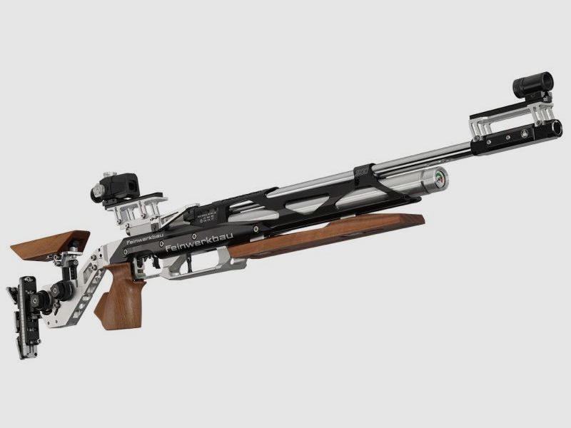 Rifle de aire Feinwerkbau 800 X apoyado