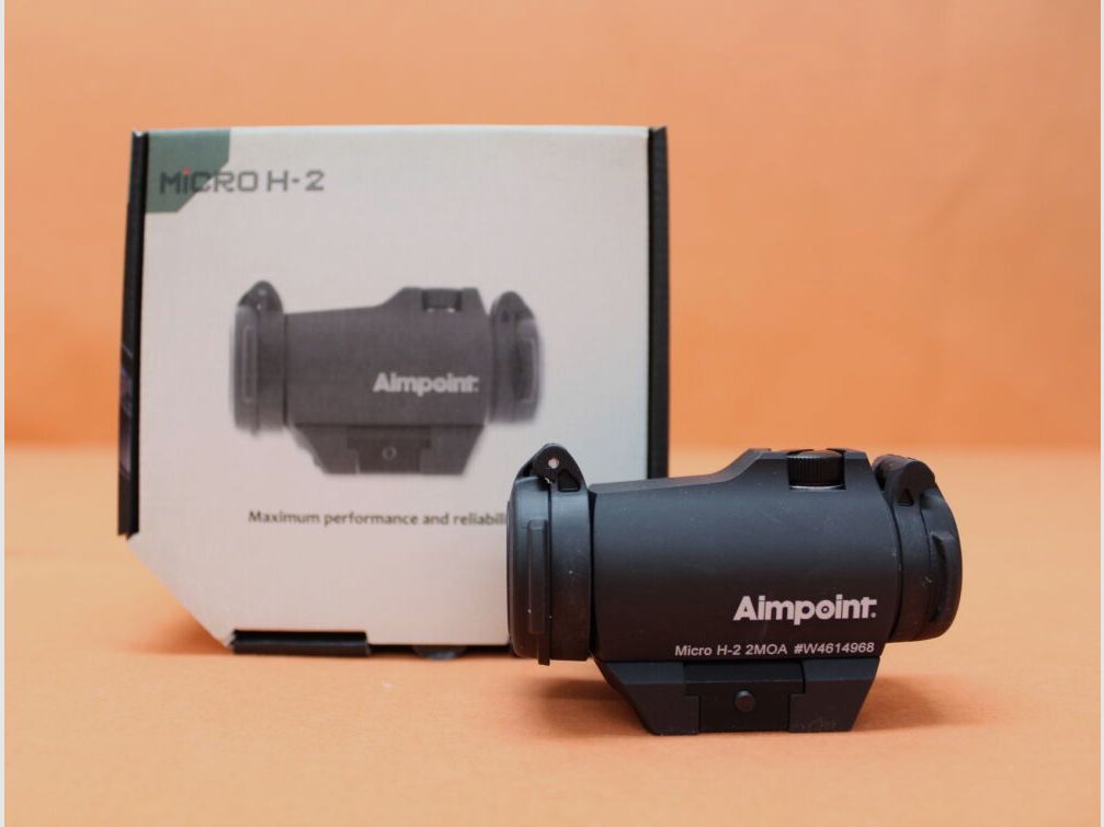 Aimpoint Aimpoint Micro H-2 (200185) Roodpuntvizier 2MOA Punt (6cm op 100m) Montageplaat Weaver/Picatinny