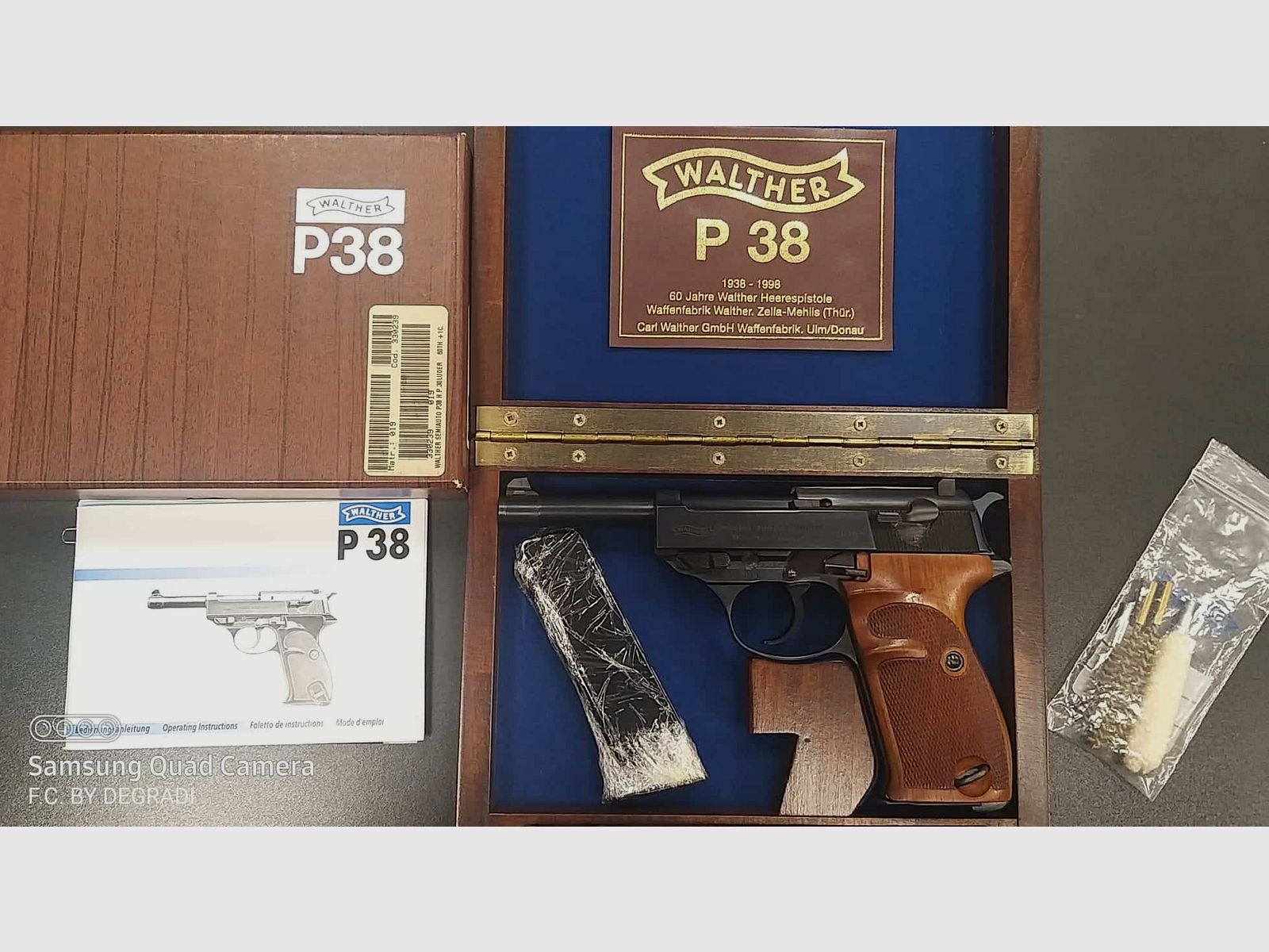 Walther P38 Commemorativa Edizione Limitata dei 60 anni, immagine 1 di 6