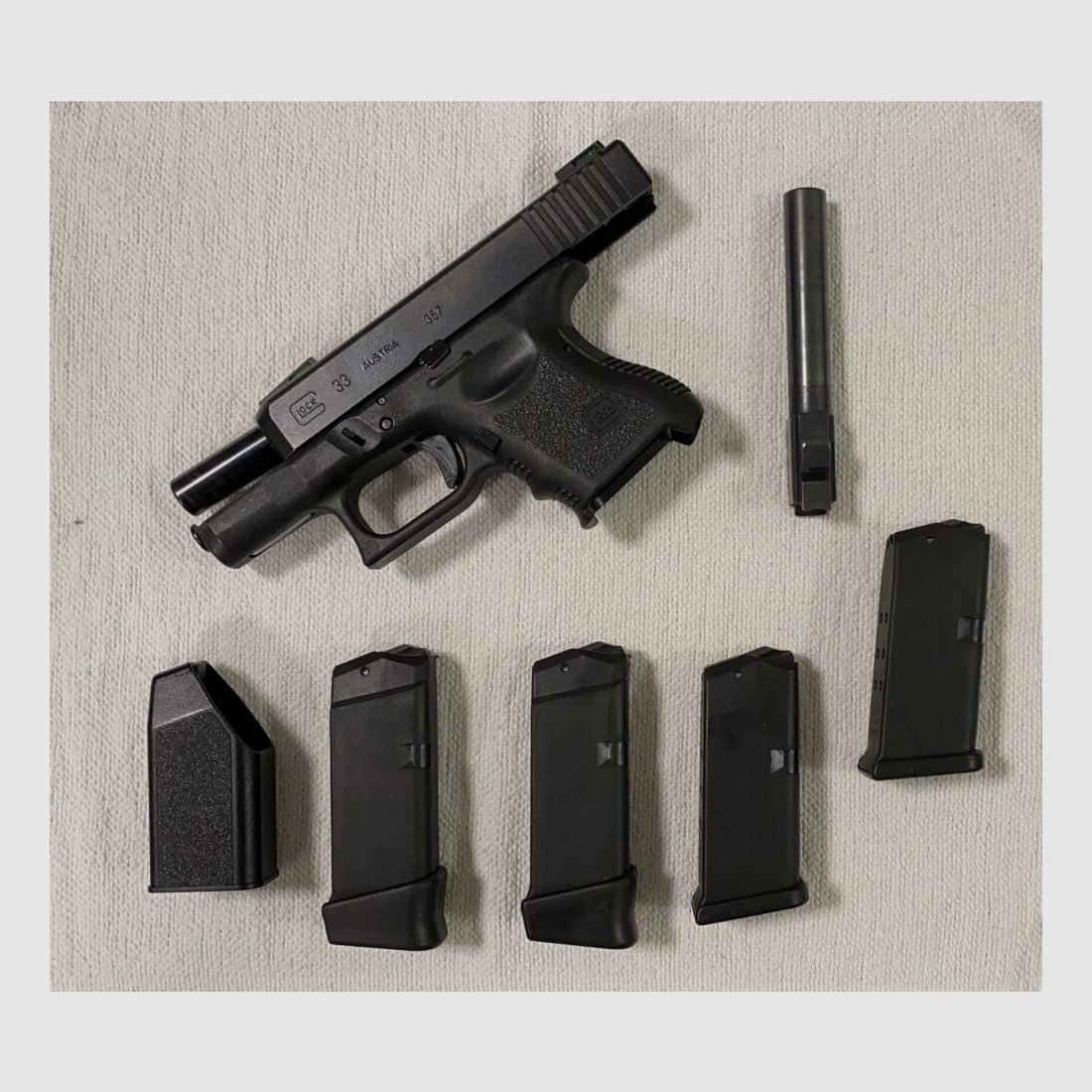 Glock 33 con secondo canna