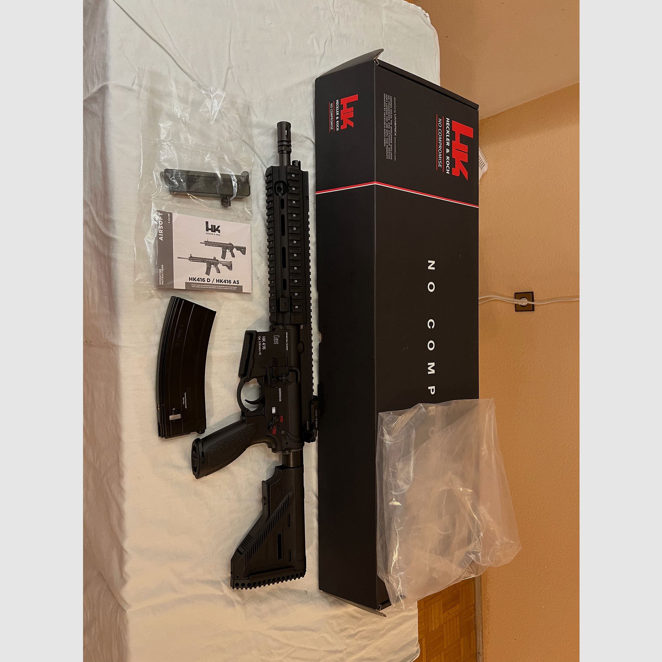 Umarex VFC Heckler & Koch HK416 A5 Airsoft Vollmetall Gas-Blow-Back 6mm BB schwarz - Generation 3 neu NP 650€