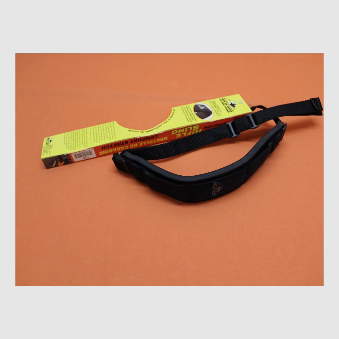 Butler Creek Butler Creek Comfort Stretch Rifle Sling (80013): Pasek do karabinu neoprenowy czarny, wyściełany