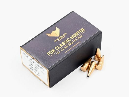 Büchsengeschosse, FOX .413 Classic Hunter, 200gr, 50 Stk, 10.3x60R