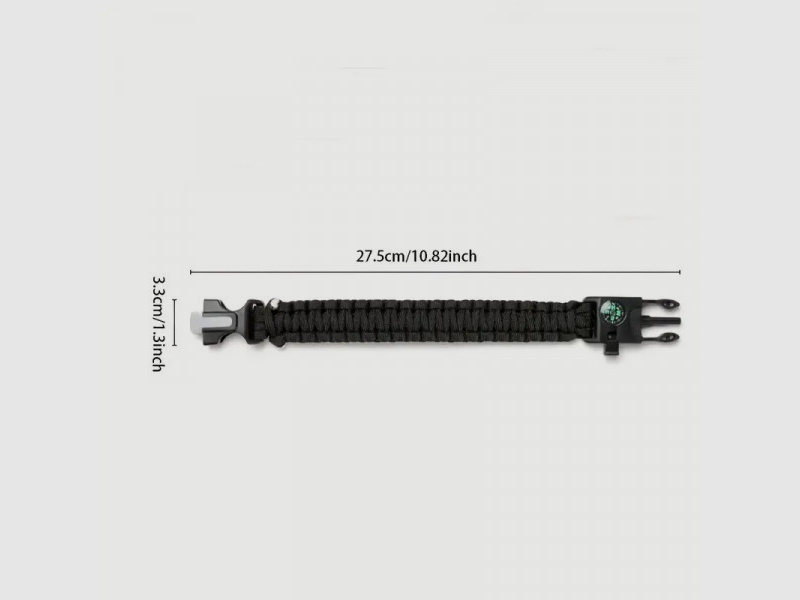 SURVIVAL-ARMBAND MIT 5 FUNKTIONEN