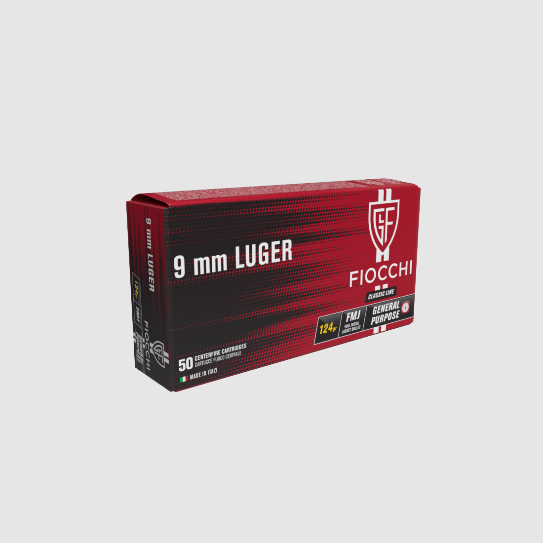 9X19 FIOCCHI 124 gr FMJ