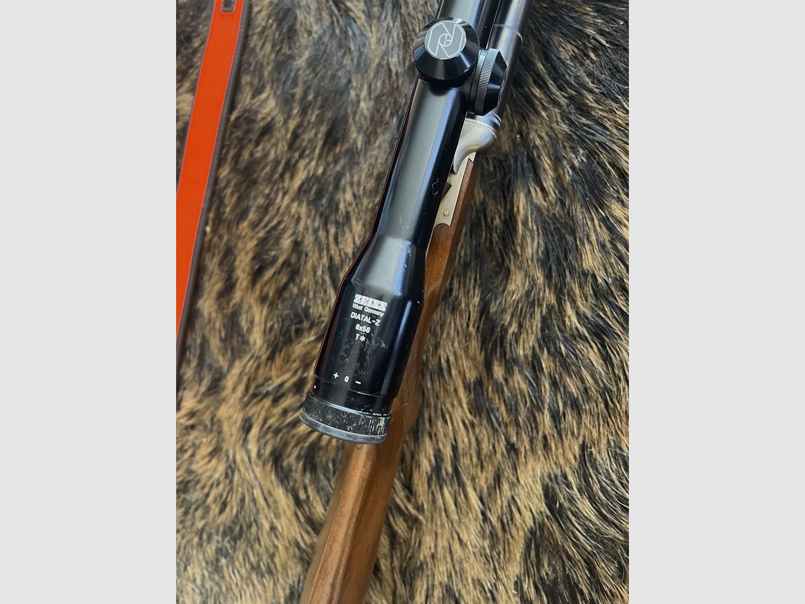 Drilling Krieghoff Trumpf Simplex mit Zielfernrohr und Tragegürtel 