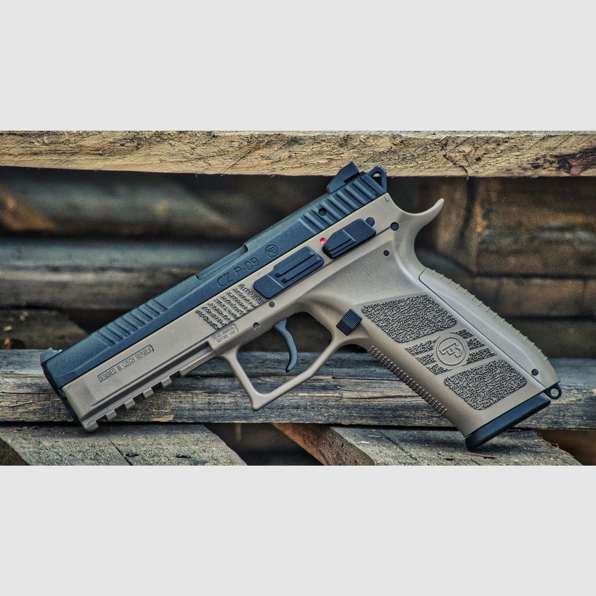 KJ Works CZ P-09 Duty mit Metallschlitten Gas Blowback 6mm BB, Bild 2 von 3