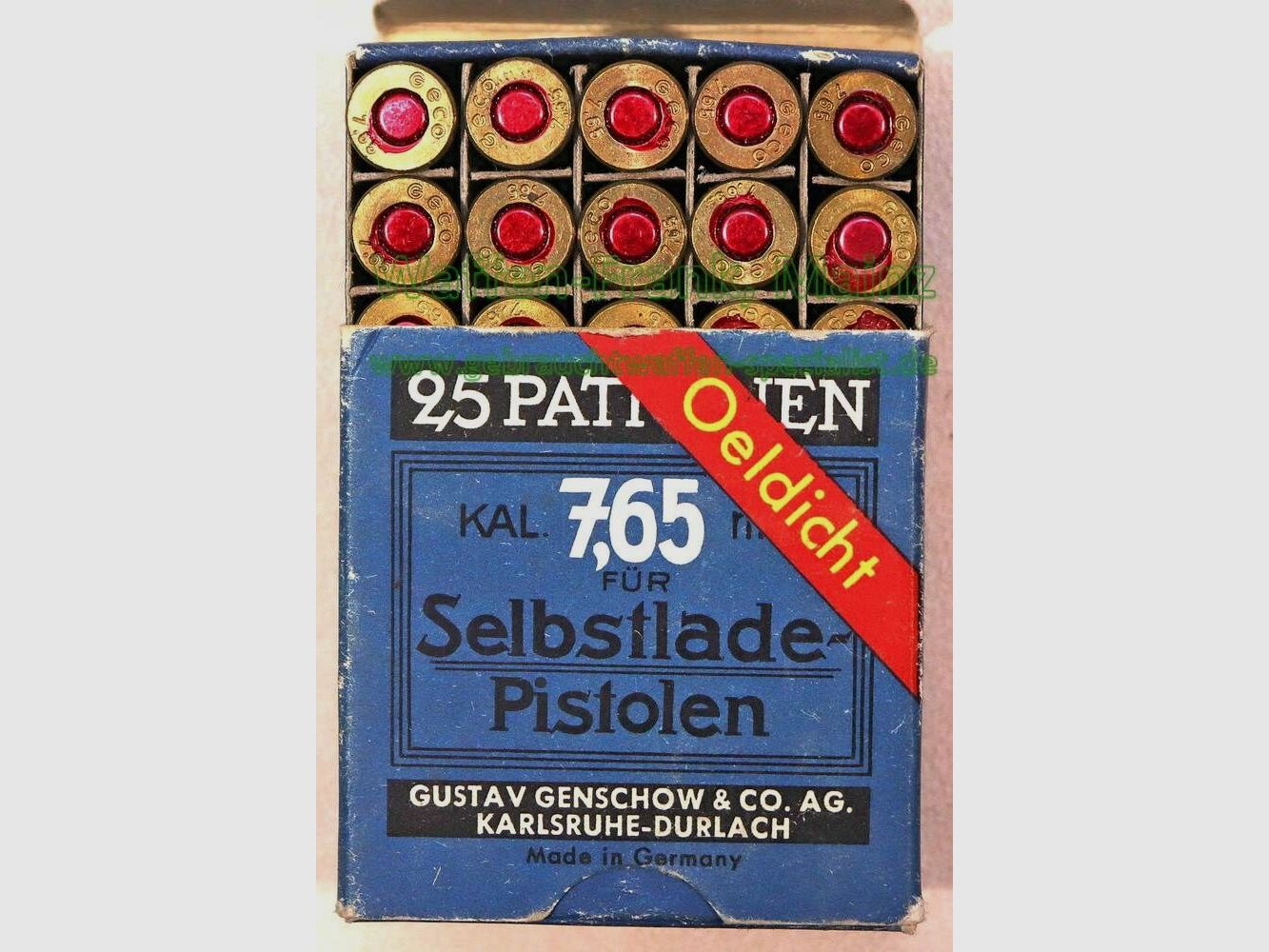 Geco - Fürth Pistol Cartridges 7.65 mm/.32 ACP