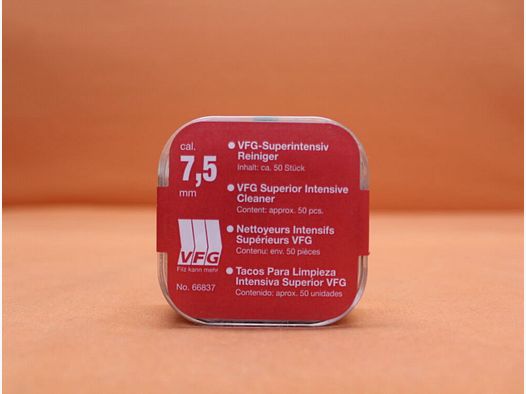 VFG. VFG-Super-Intensivreiniger 7,5mm (66837) 50 St. Spezialfilz mit Messingfasern