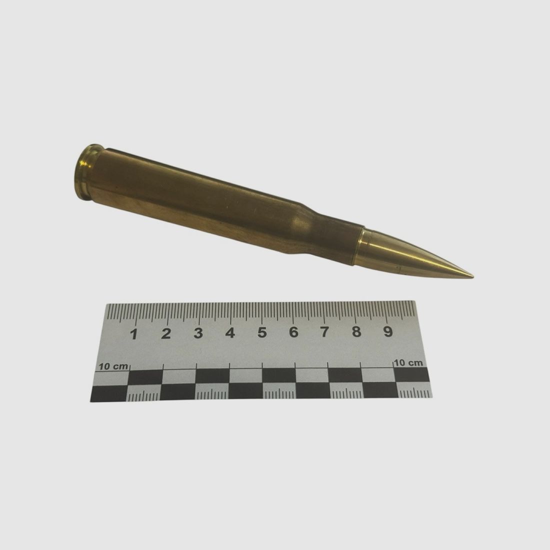 .50 BMG Decommissioning – Massive Brass Solid Bullet