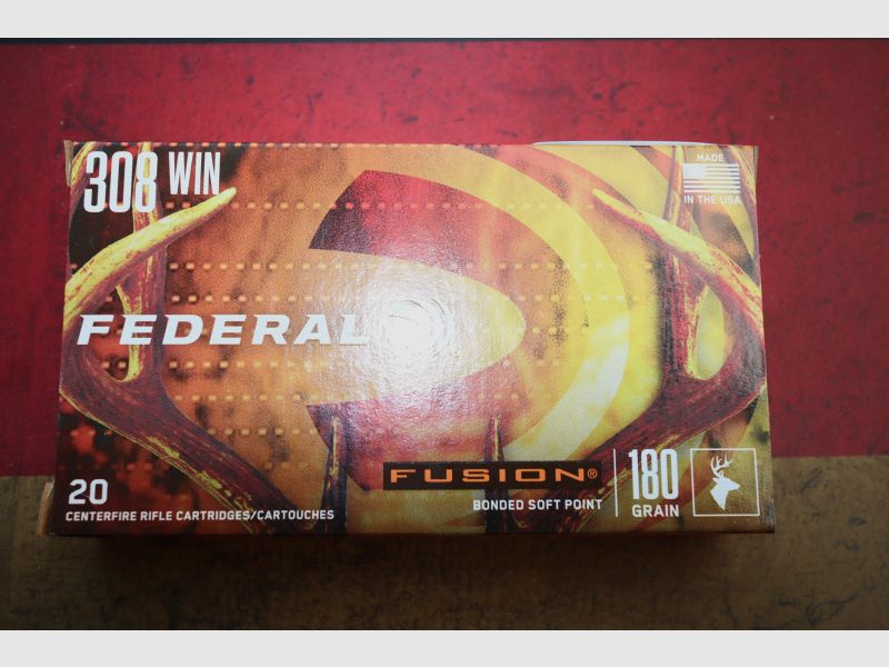 FEDERAL .308 Win. Fusion 11,7g/180grs.