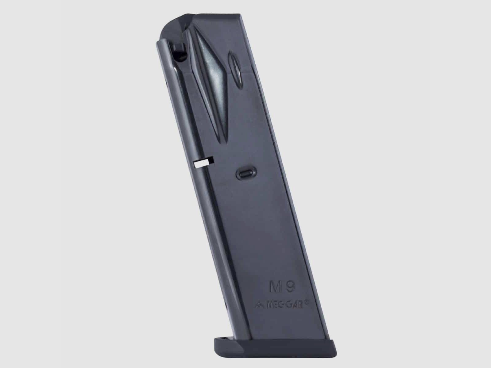 Magazín Mec-Gar Beretta 92 9mm Luger - 10 disparos en negro