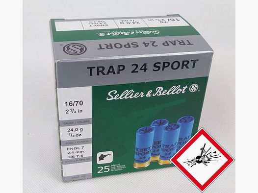 Sellier & Bellot Trap 24 Sport 16/70 2,4mm