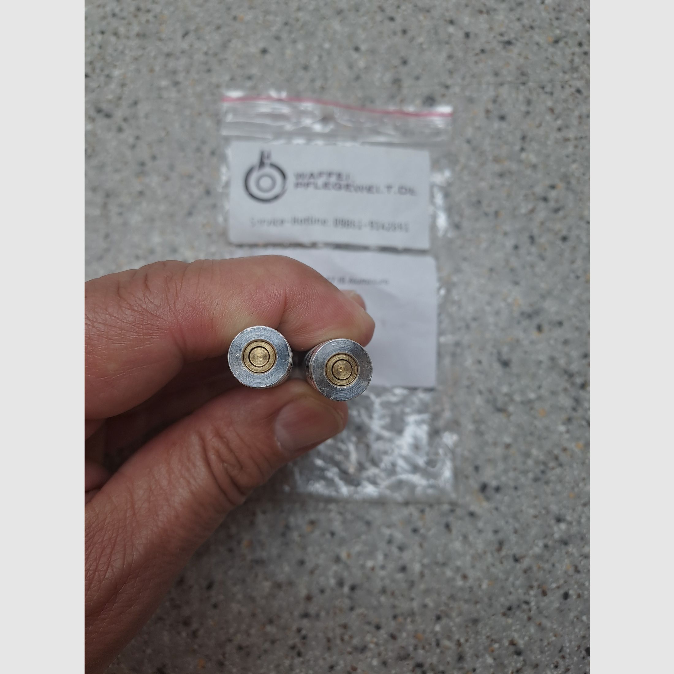 Pufferpatronen Kal. 8x57 IS Aluminium 