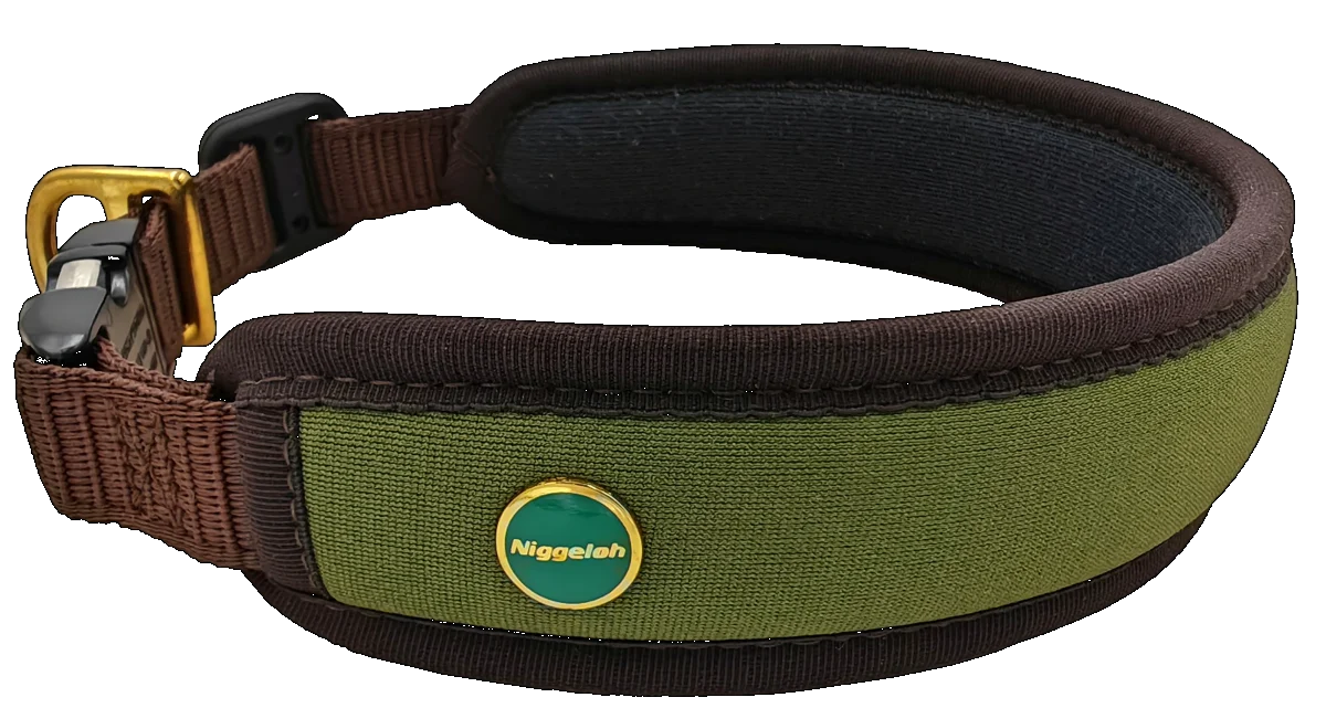 Collier Fashion olive-brun taille M (48–60 cm) Niggeloh