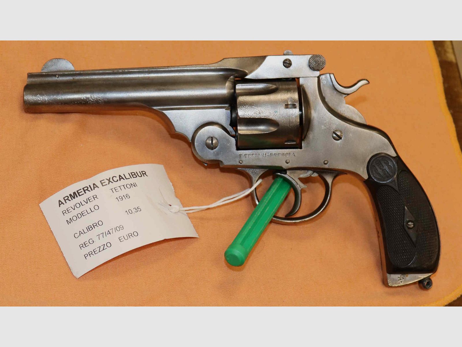 Revolver Tettoni Modello 1816 Calibro 10.35, immagine 3 di 8