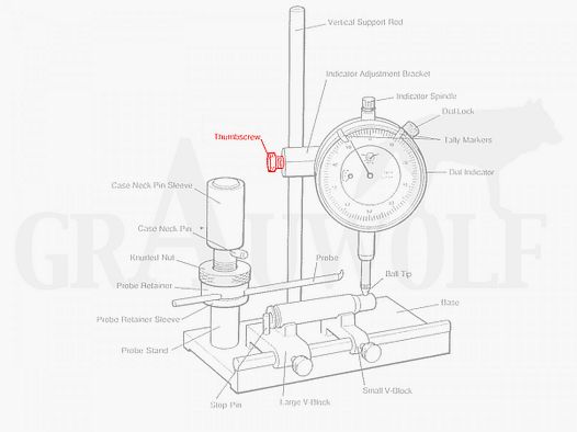 RCBS (87317) Case Master Thumb Screw 10-32