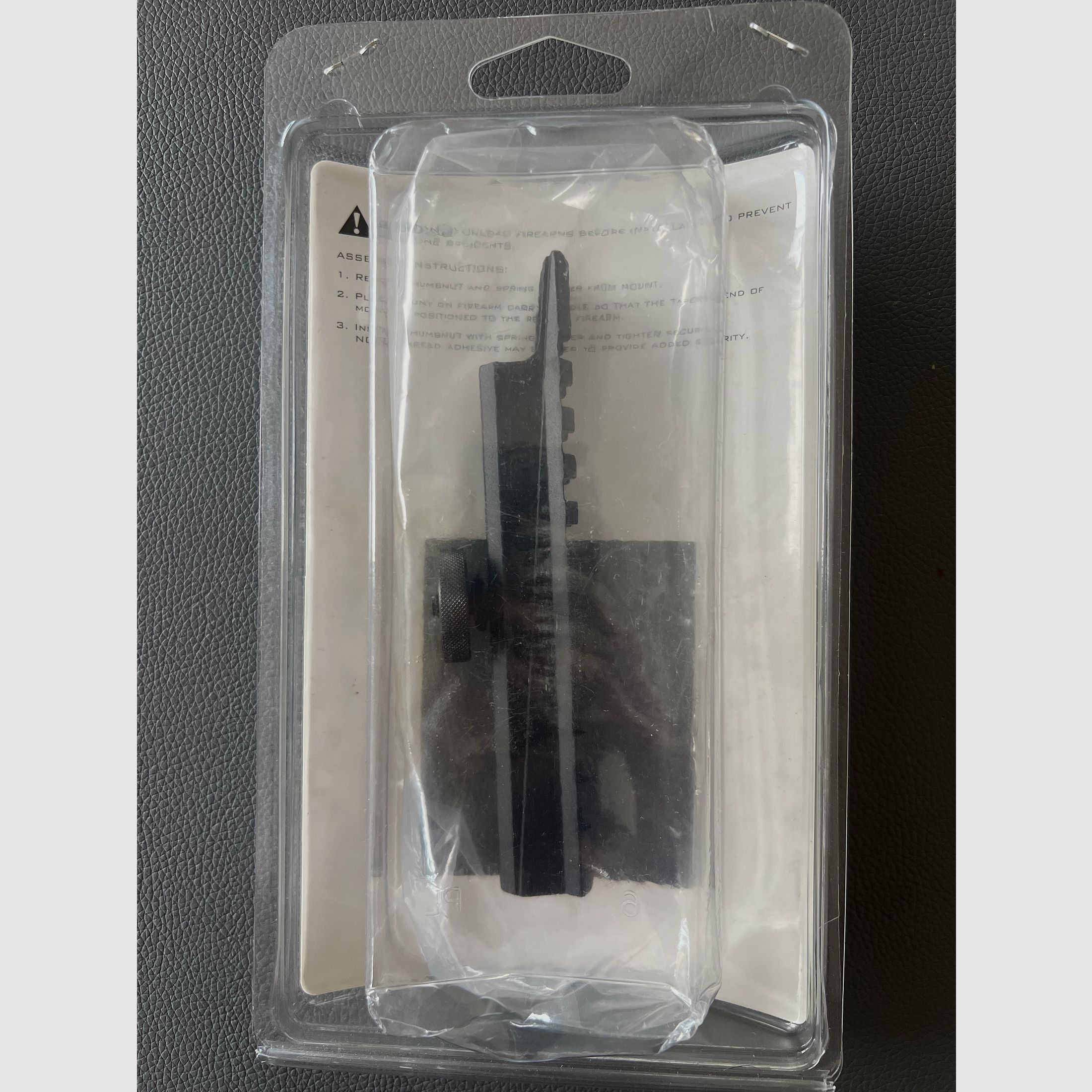 Weaver AR-15 Single Rail Carry Handle Mount (48320), new in original packaging.