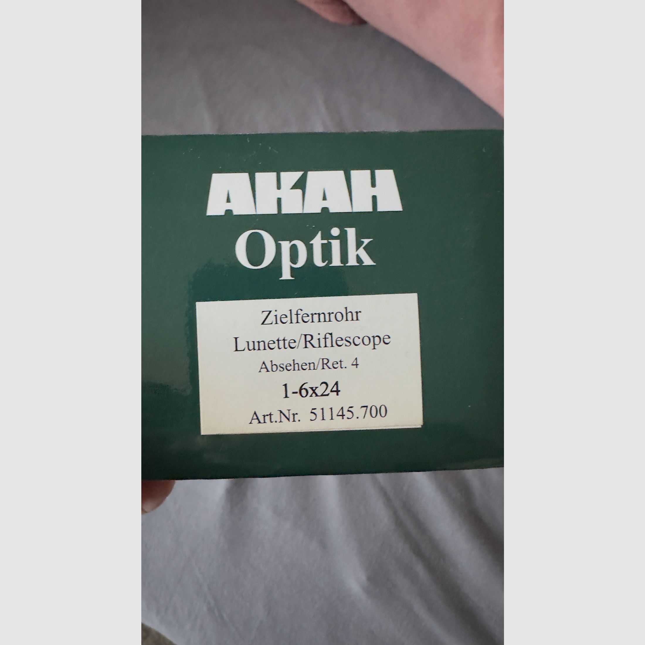 Akah 1-6x24 + Rusan Modular Adapter