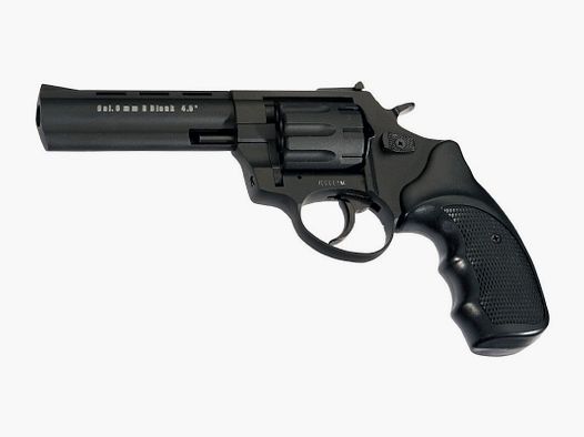ZORAKI R1 4.5" Black 9mm R.K. Schreckschussrevolver im Stil klassischer Smith & Wesson Revolver