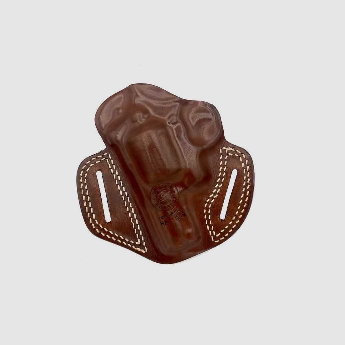 Pancake Lederholster für Revolver 2 1/2" S&W K/L Frame,Colt,Ruger,Korth,Taurus,HW 357,Zoraki R1/R2 Braun Rechtshänder