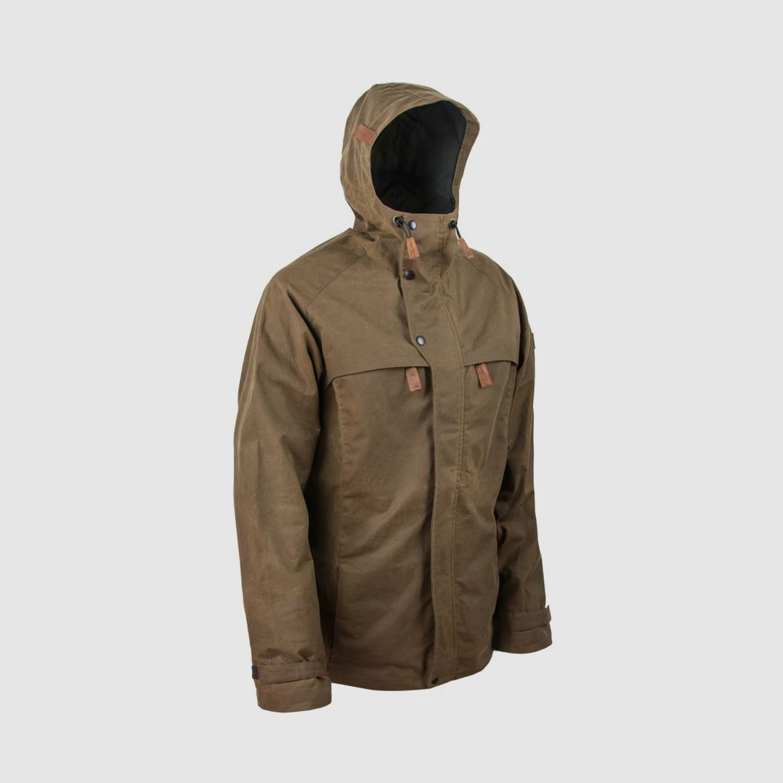 STEINKAUZ Wachsjacke "Regensegen", Khaki