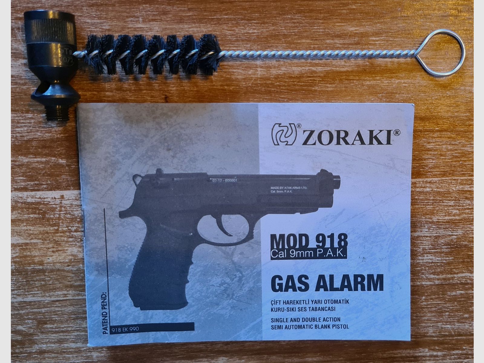 Zoraki 918-P mit komplettem Zubehör