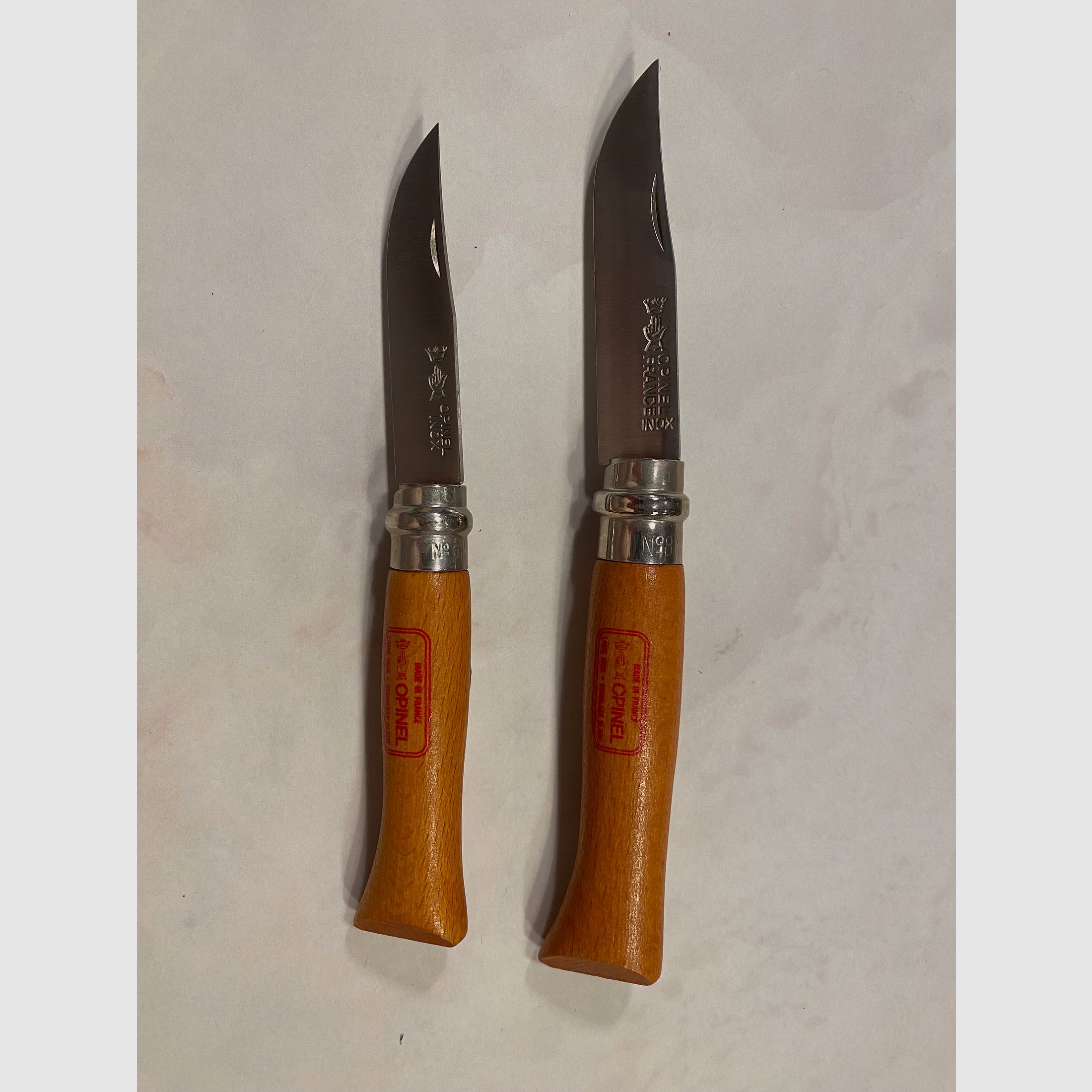 2× Opinel Klappmesser – Frankreich – Holzgriff – rostfrei