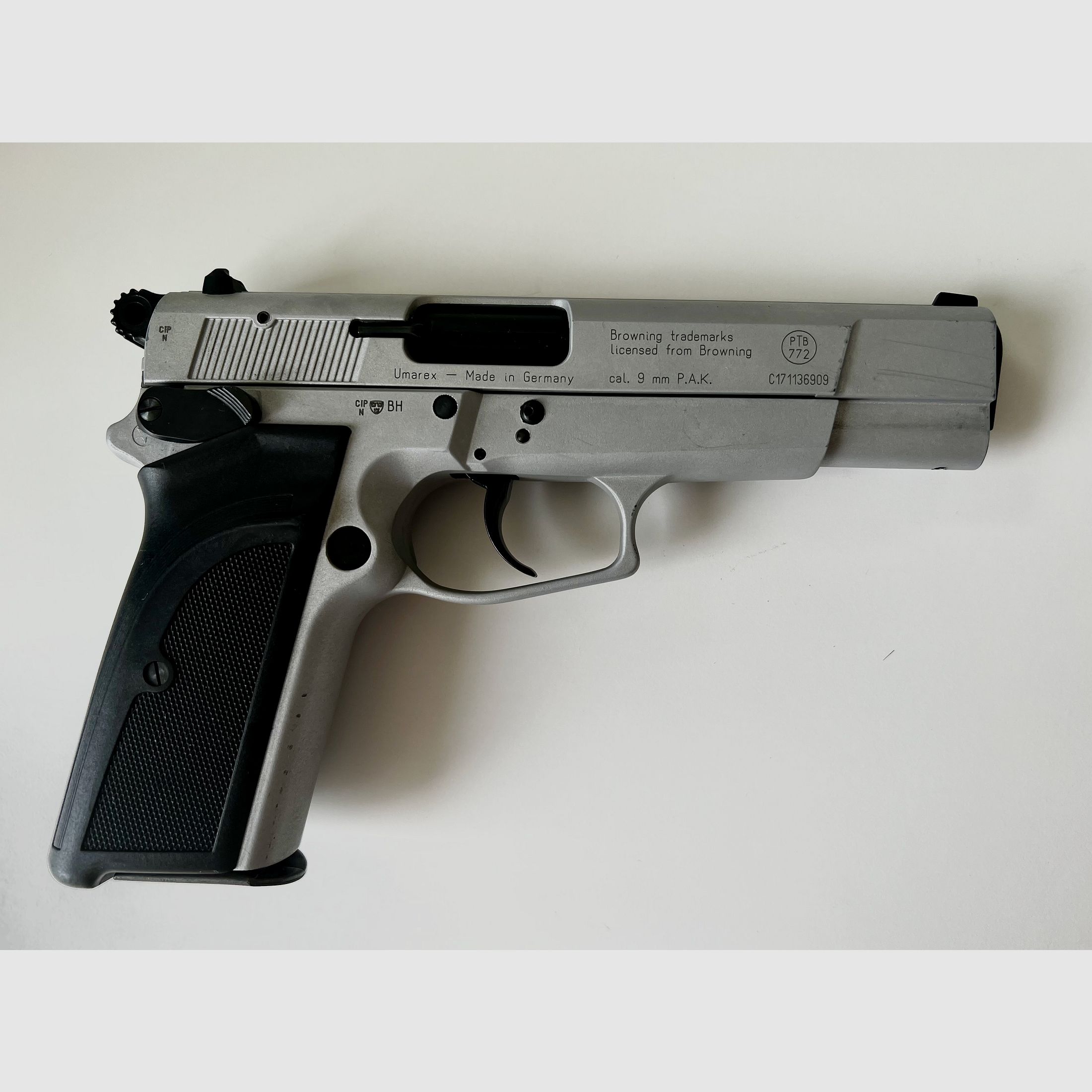 Browning GPDA 9mm P.A.K blank firing