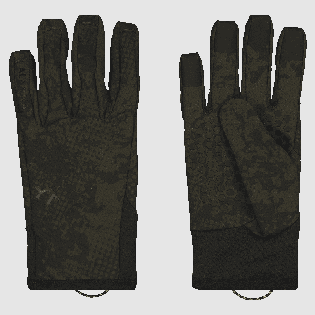 Alaska 1795 Chaser Stretch Handschuhe Night Green Blur 10