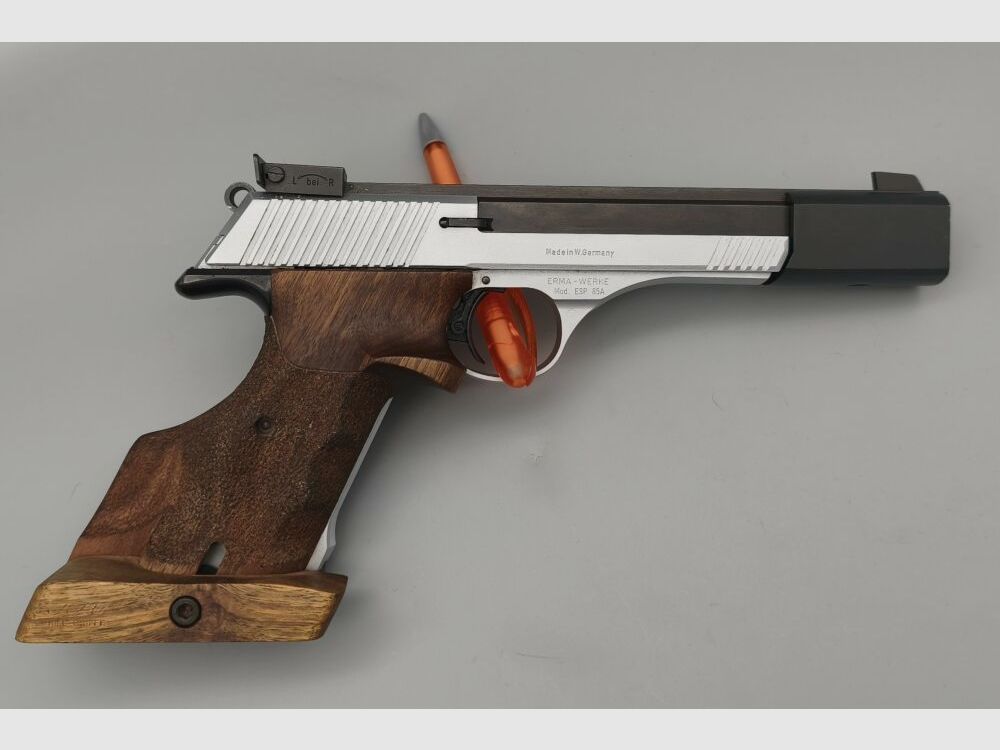 Erma ESP 85A Pistola Deportiva KK Bicolor con Empuñadura Nill Form .22lr