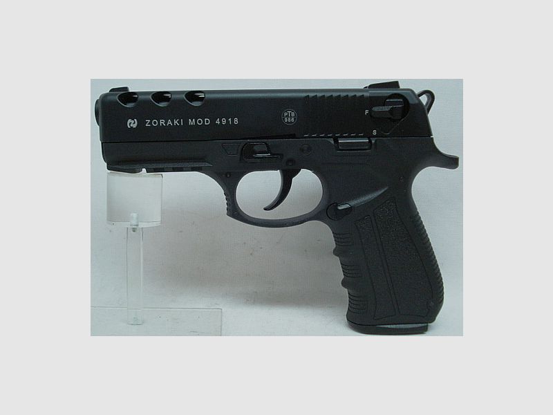 Zoraki 4918 Cal.9mm P.A.K. - Nero per 18 colpi