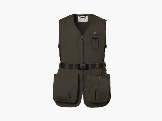 Chevalier Companion Dummy Gilet en Cuir Marron - S