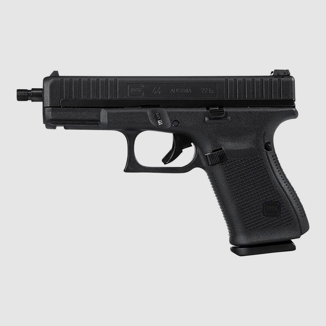 Glock 44 Pistole mit Gewindelauf
