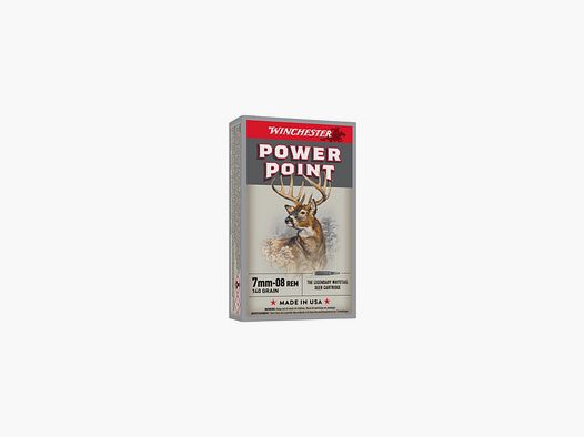 BALA WINCHESTER 7MM-08 POWER POINT 140 GR.