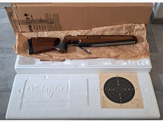 Anschütz stock KK, very good condition with adjustable cheek piece