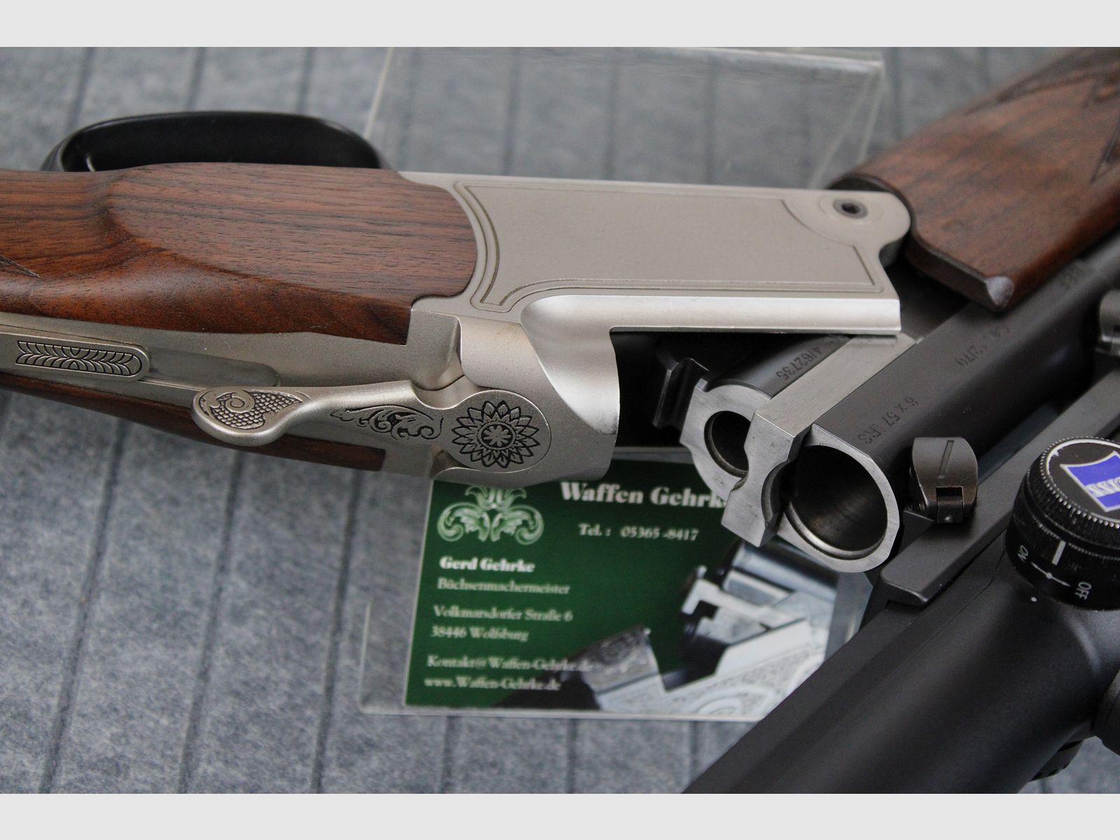 Blaser Bockbüchsflinte BBF 95 8X57IRS - 12/70 - Zeiss 3-12X56