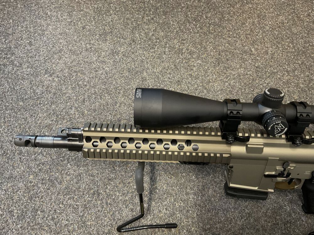 Waffen Burk BR10 308Win 12,5Zoll mit Nightforce Optik 4-14X56 4A