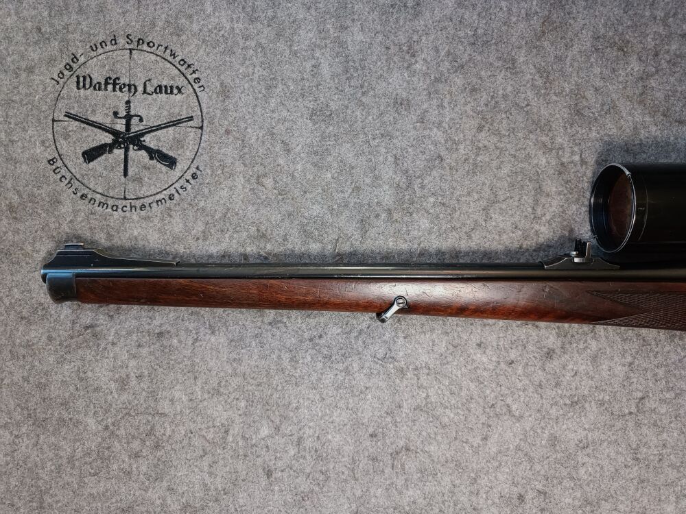 Frankonia Würzburg 98er Stutzen with two scopes + manual safety + set trigger