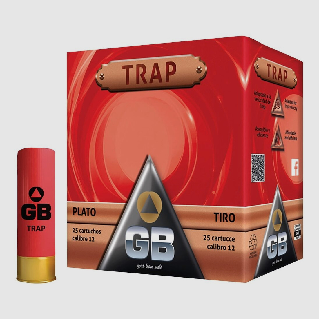 GB	 Training Trap 2,4mm 24g 25Stk 12/70