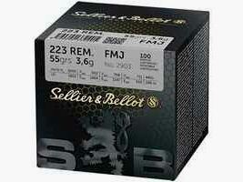 Sellier & Bellot S&B FMJ 55grs - 100Unid