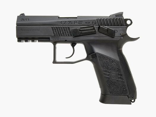 CO2 Softair Pistole CZ 75 P-07 Duty Blow Back Metallschlitten schwarz Kaliber 6 mm BB (P18)