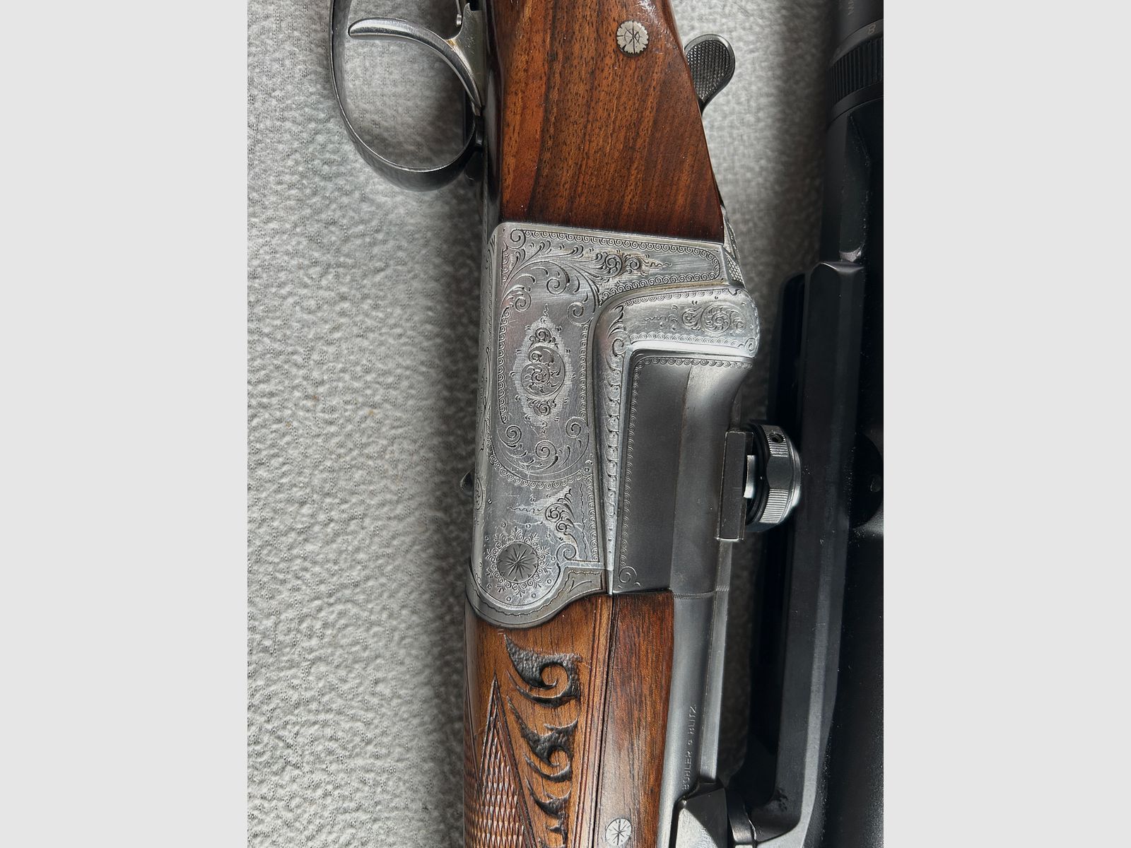 Krieghoff Alb 7x65R 16/70 Handspanner Swarovski ZF