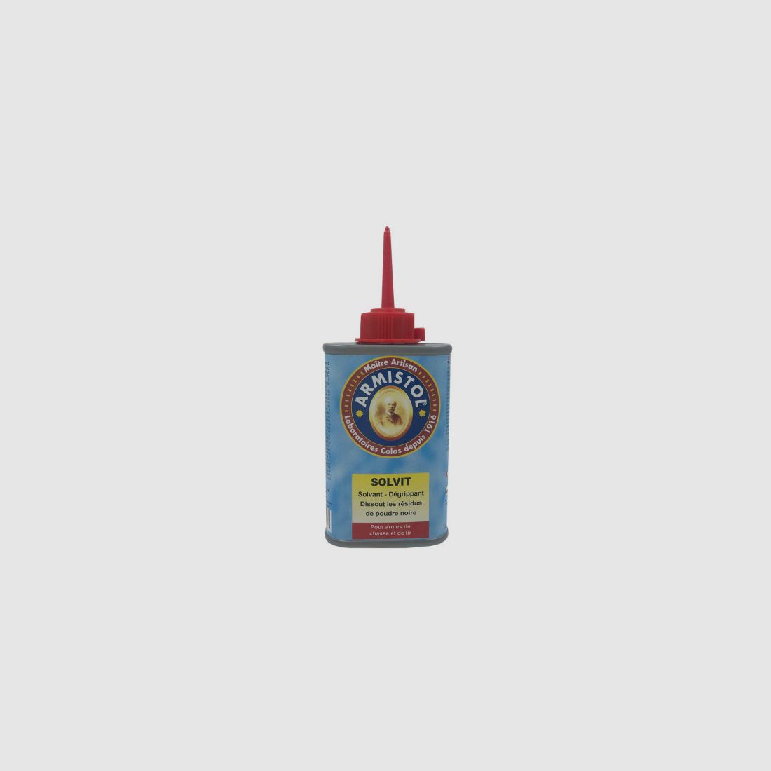 Burette solvant poudres et déplombant spécial poudre noire SOLVIT Armistol 120ml