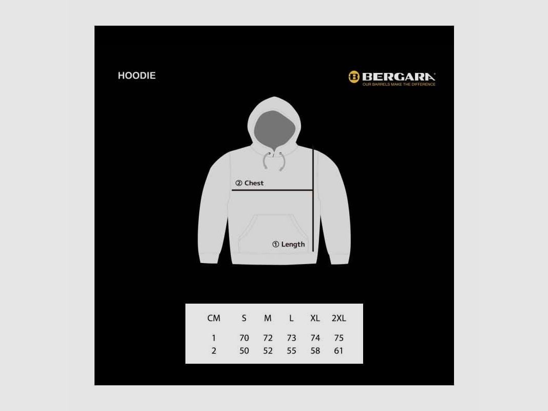 Heather Grey Unisex Hoodie Bergara Circle Distress, image 4 of 4