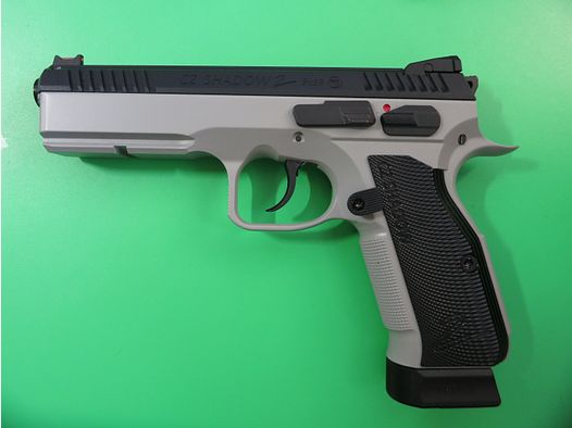ASG Custom KJ Works, CZ CO2-Pistole Shadow 2, Trainingspistole Blowback, 4,5 mm BB, Urban Grey Edition, wie neu!      #11